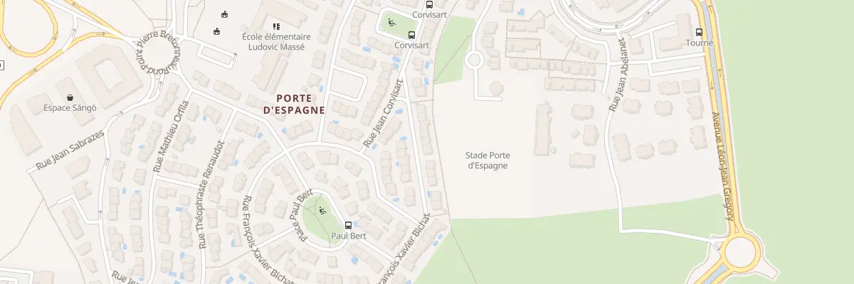 Plan du 15 Rue Francois Xavier Bichat à Perpignan