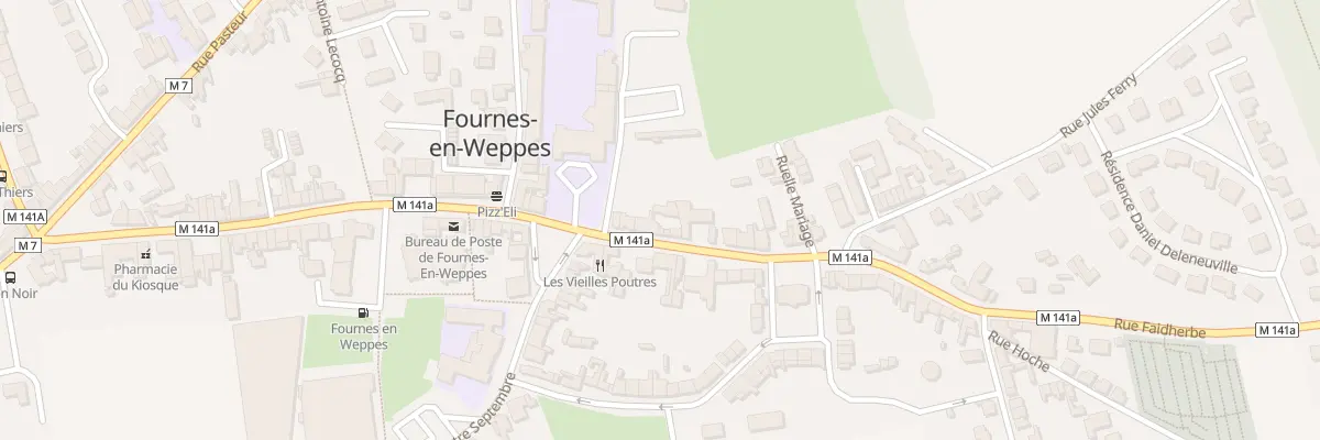 Plan du 1305 Rue Faidherbe à Fournes-en-Weppes