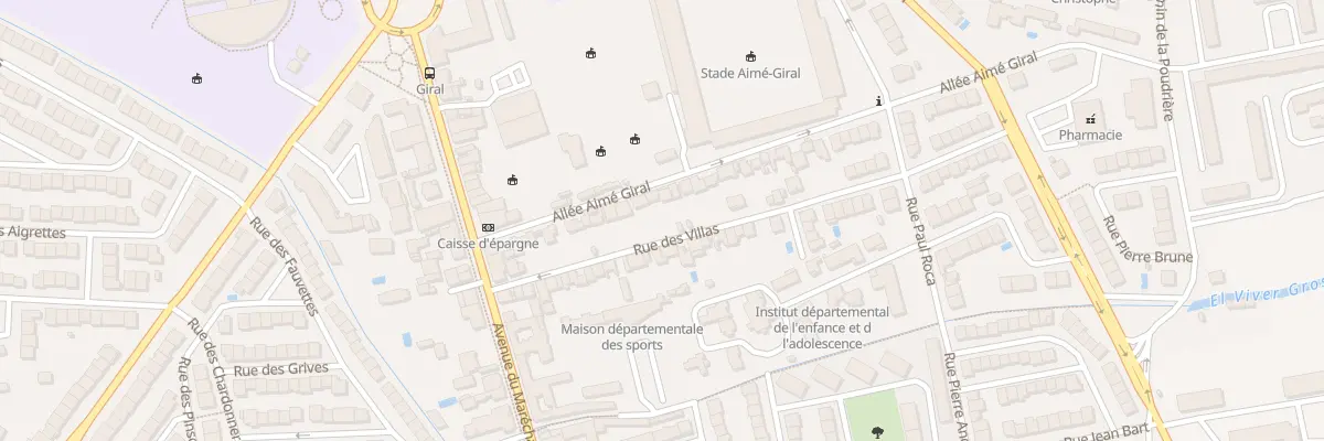 Plan du 21 Rue des Villas à Perpignan