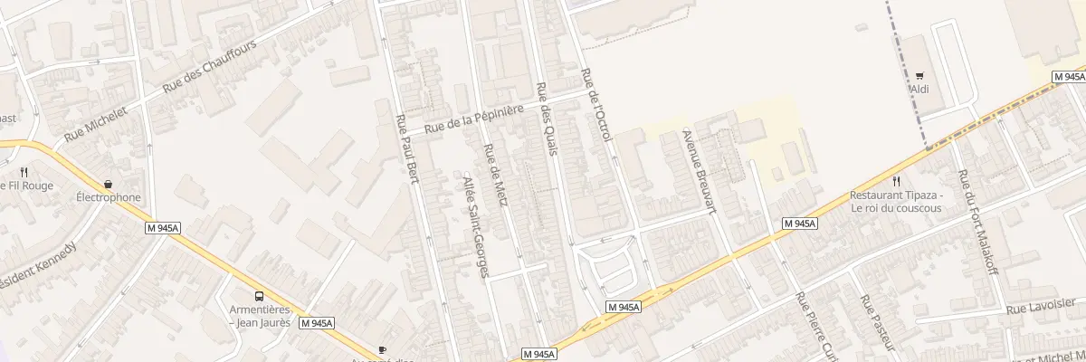 Plan du 27 Rue des Quais à Armentières