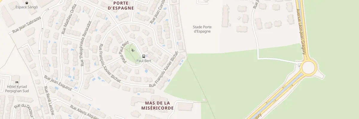 Plan du 31 Rue Francois Xavier Bichat à Perpignan