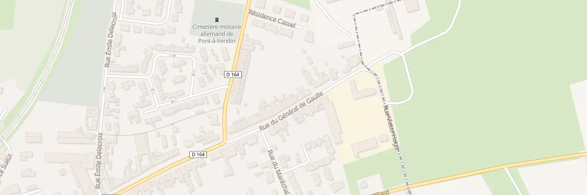 Plan du 117 Rue du Général de Gaulle à Pont-à-Vendin