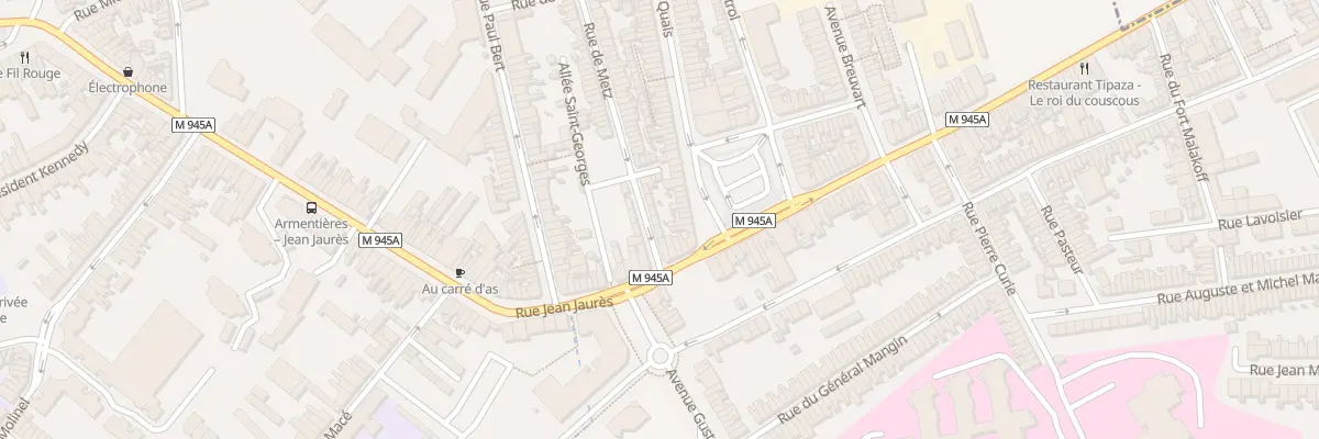 Plan du 4 Rue de Metz à Armentières