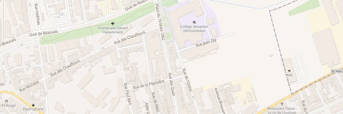 Plan du 60 Rue des Quais à Armentières