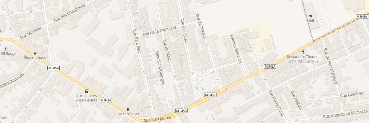 Plan du 17 Rue des Quais à Armentières