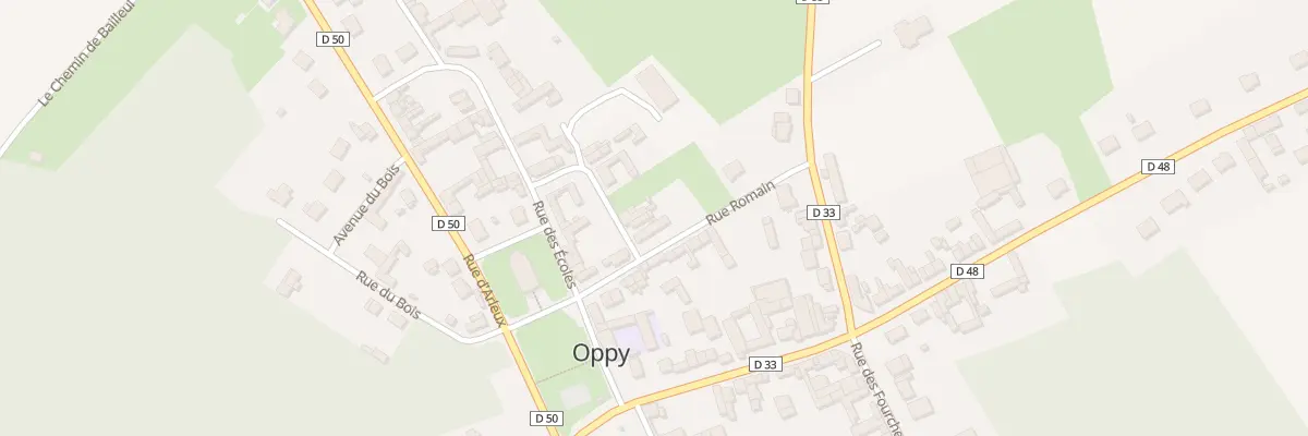 Plan du 2 Rue Borderenne à Oppy