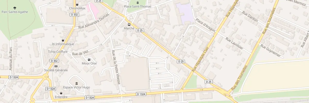Plan du 60 Rue Saint-lazare à Crépy-en-Valois