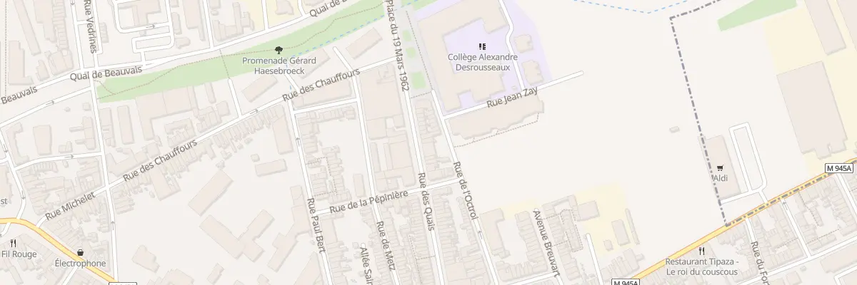 Plan du 56 Rue des Quais à Armentières