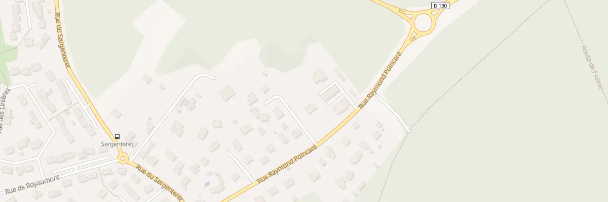 Plan du 1081 Rue Raymond Poincaré à Choisy-au-Bac