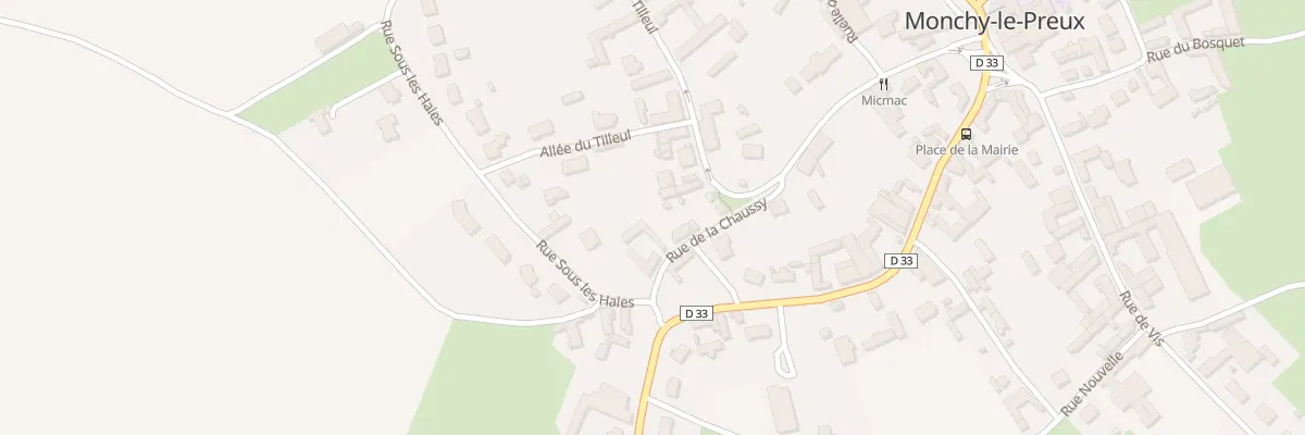 Plan du 6 Rue de la Chaussy à Monchy-le-Preux