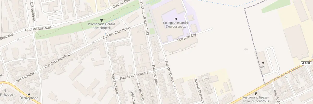 Plan du 58 Rue des Quais à Armentières