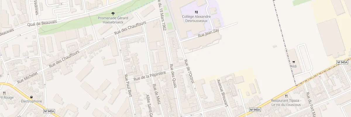 Plan du 52 Rue des Quais à Armentières