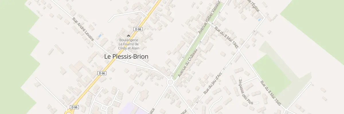 Plan du 2B Av Kléber Vasseur au Plessis-Brion