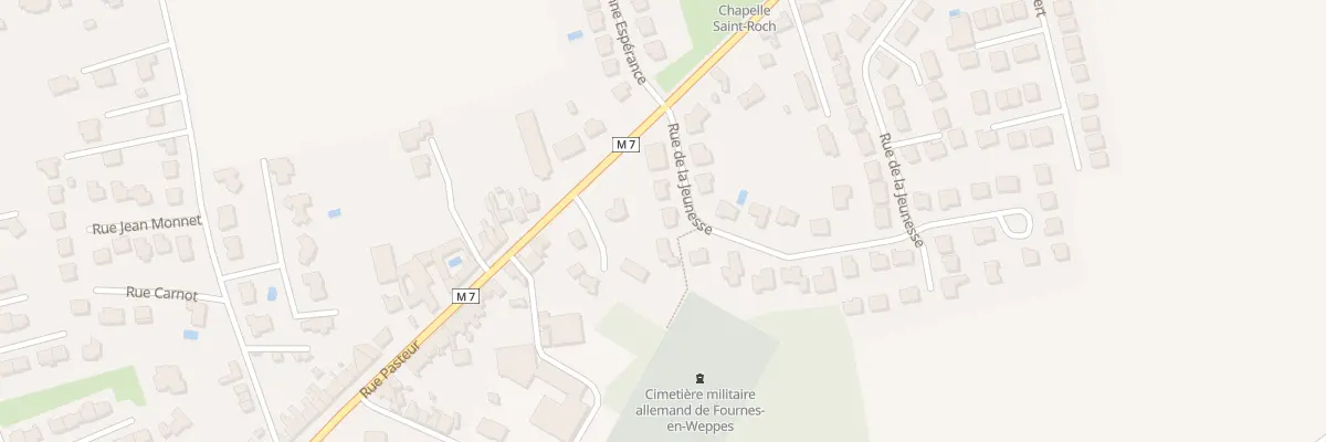 Plan du 525 Rue La Jeunesse à Fournes-en-Weppes