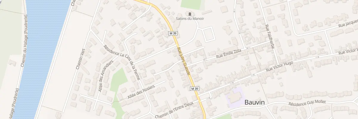 Plan du 42 Rue Jules Guesde à Bauvin