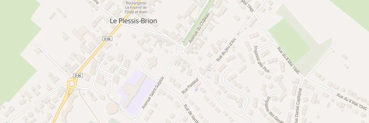 Plan du 3 Rue d’Offemont au Plessis-Brion