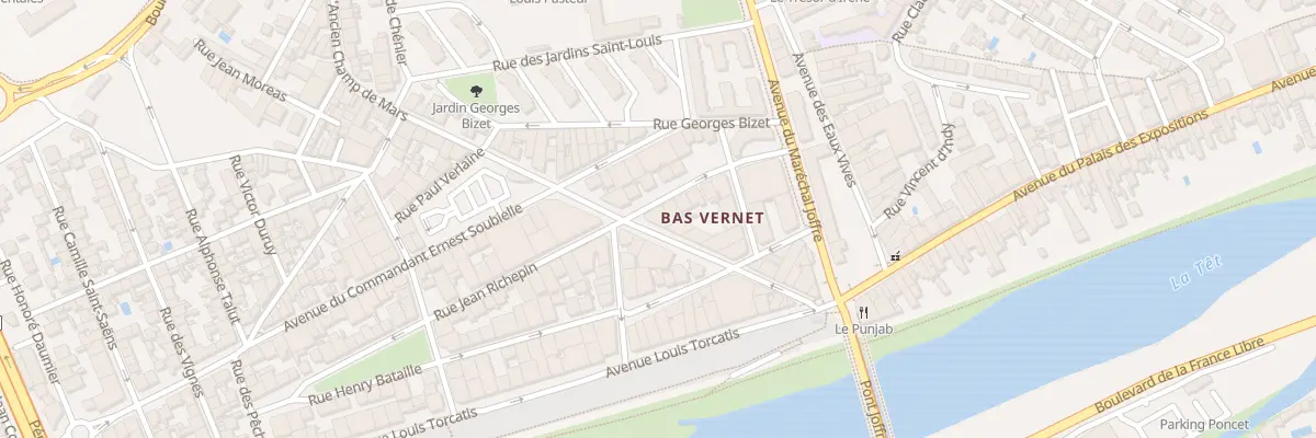 Plan du 22 Av Anc Champ de Mars à Perpignan