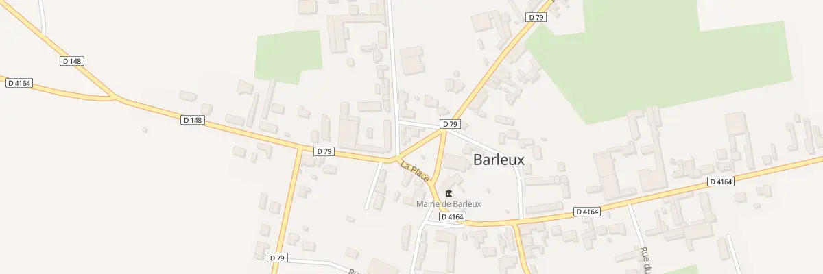 Plan du 2 Pl la Place à Barleux