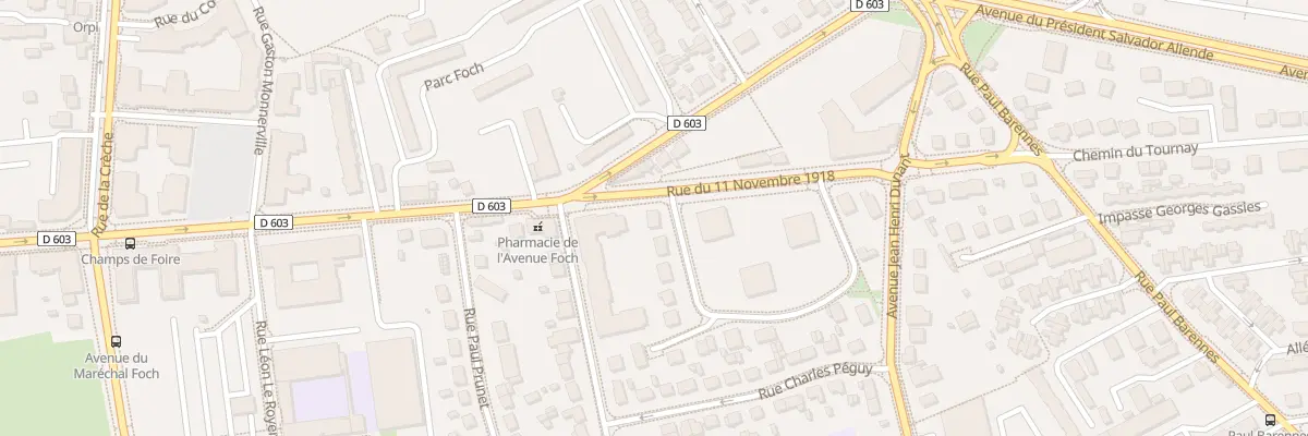 Plan du 2 Rue du Docteur Dufraigne à Meaux
