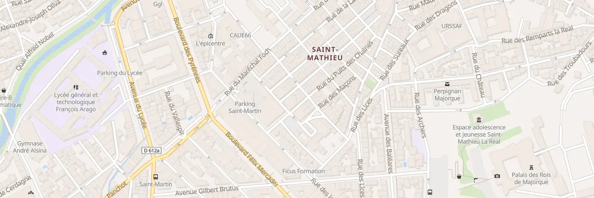 Plan du 40 Rue Puits des Chaines à Perpignan