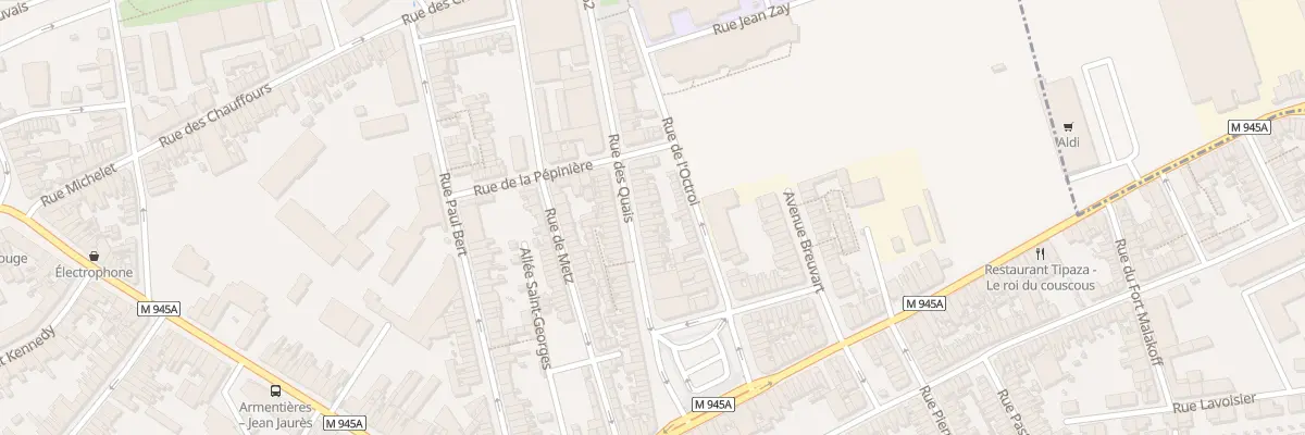 Plan du 24 Rue des Quais à Armentières