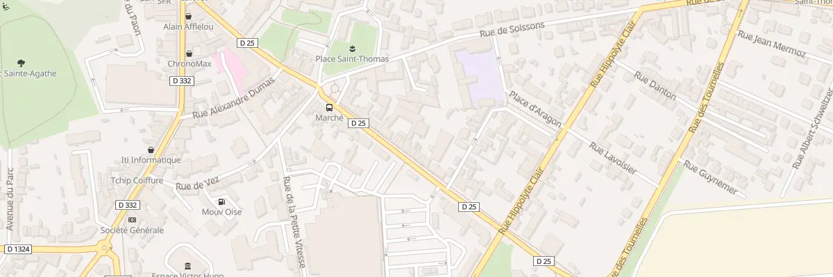 Plan du 51 Rue St Lazare à Crépy-en-Valois