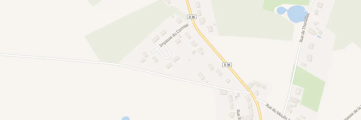 Plan du 3 Imp du Cormier à La Selle-en-Hermoy