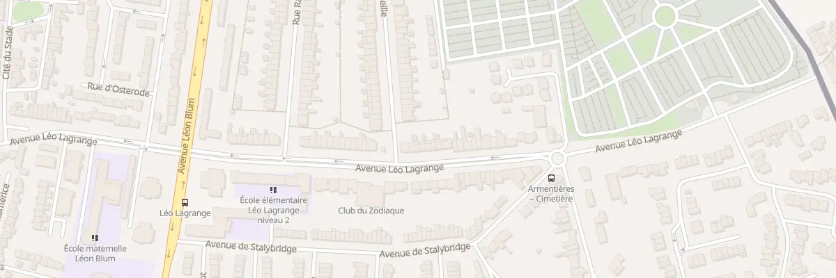 Plan du 139 Av Leo Lagrange à Armentières