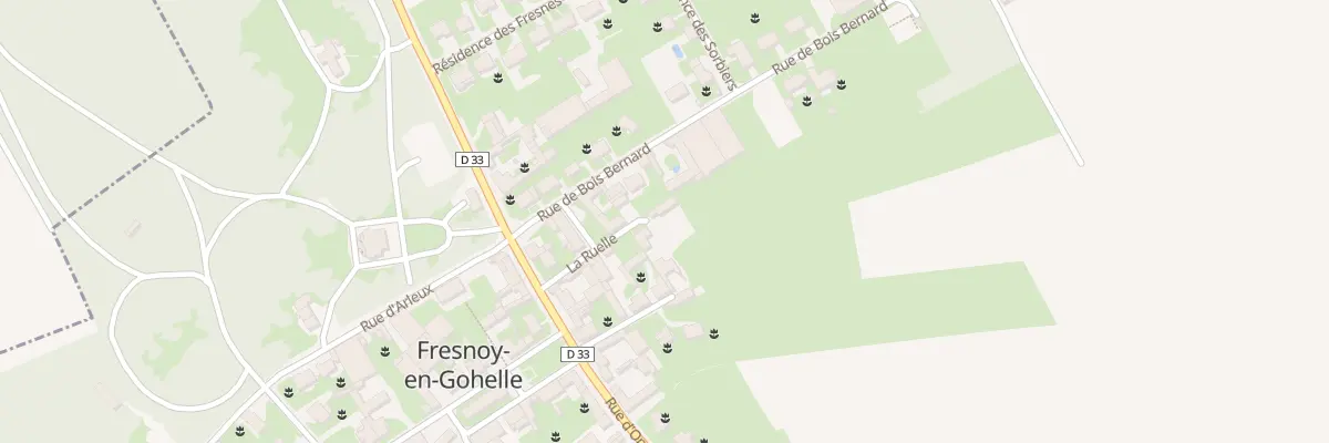 Plan du 2 Rue La Ruelle à Fresnoy-en-Gohelle