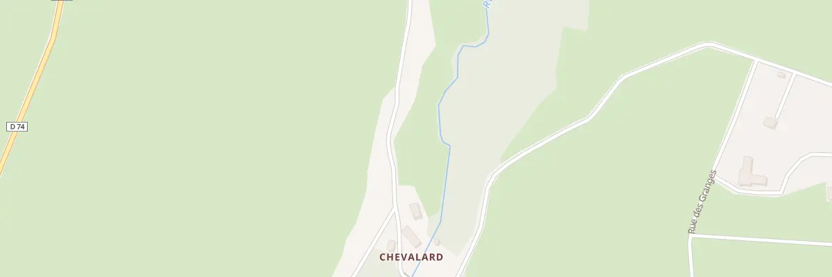 Plan du 5162 Chevalard à Vernines