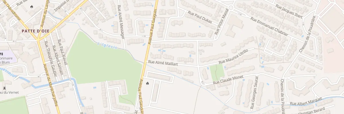 Plan du 6 Rue Aime Maillard à Perpignan