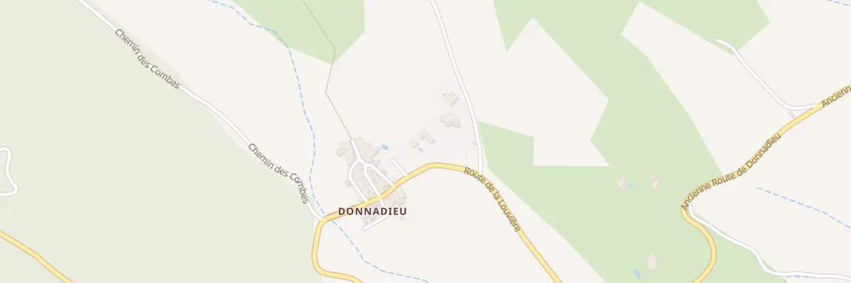 Plan du 5356F Donnadieu à Babeau-Bouldoux