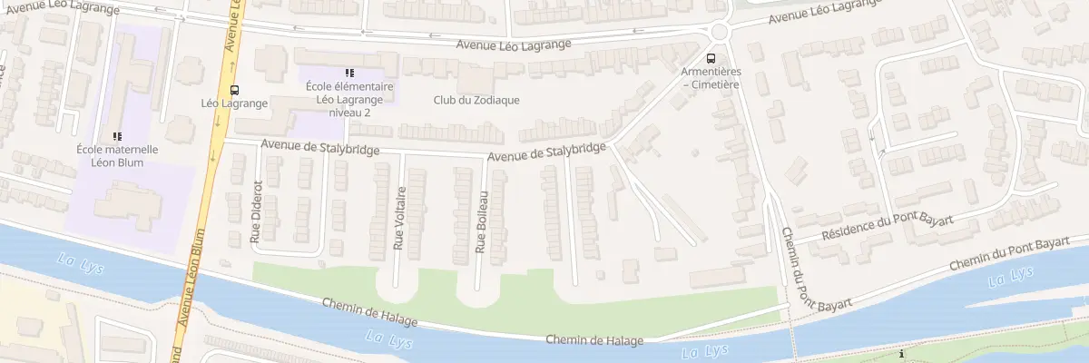 Plan du 6 Rue Blaise Pascal à Armentières