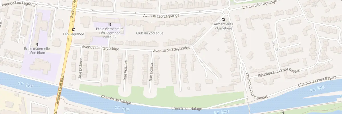 Plan du 4 Rue Blaise Pascal à Armentières