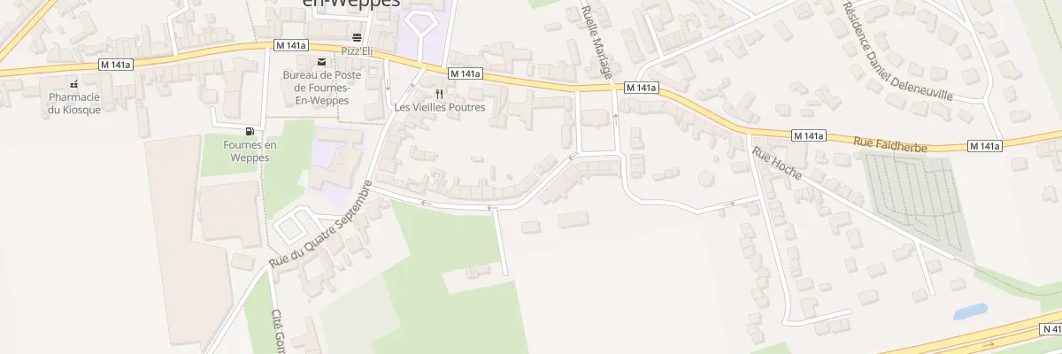 Plan du 96 Rue du Huit Mai 1945 à Fournes-en-Weppes