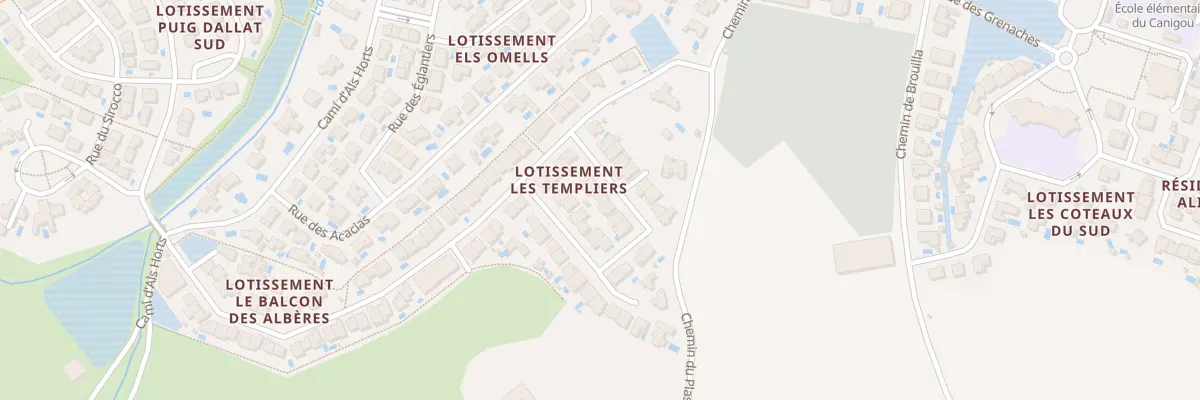 Plan du 20 Rue Ramon Saguardia à Bages