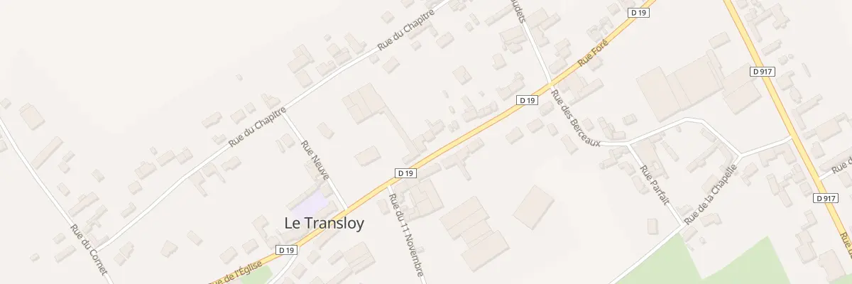 Plan du 21 Rue de l’Eglise au Transloy