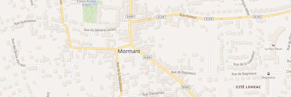 Plan du 50 Rue Charles de Gaulle à Mormant