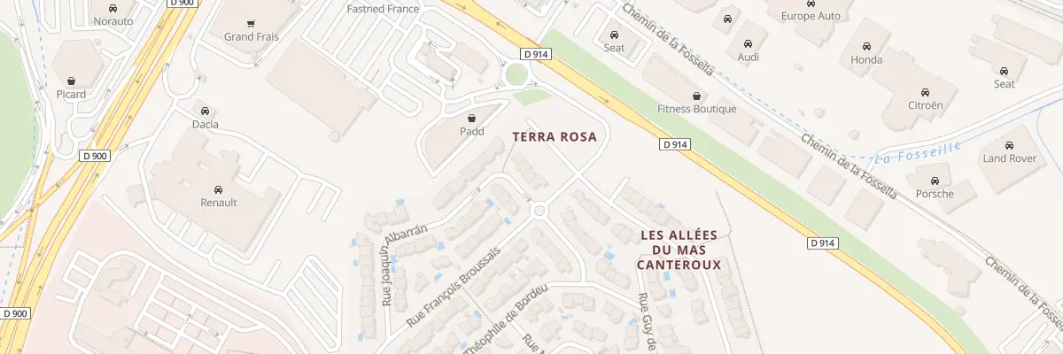 Plan du 55 Rue Joaquin Albarran à Perpignan