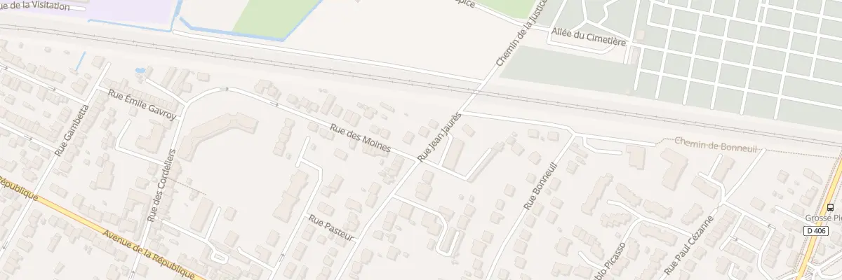 Plan du 127 Rue Jean Jaures à Meaux