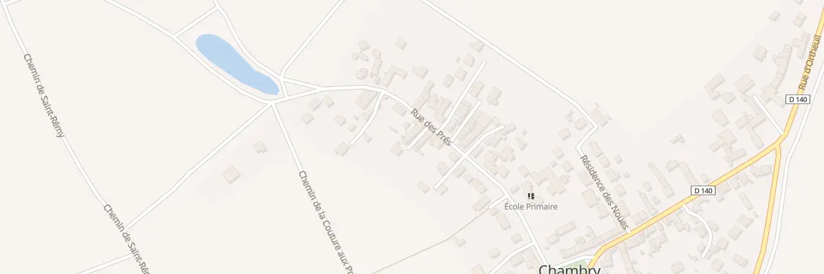 Plan du 19 Rue des Prés à Chambry