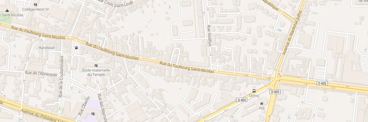 Plan du 115 Rue du Faubourg Saint Nicolas à Meaux