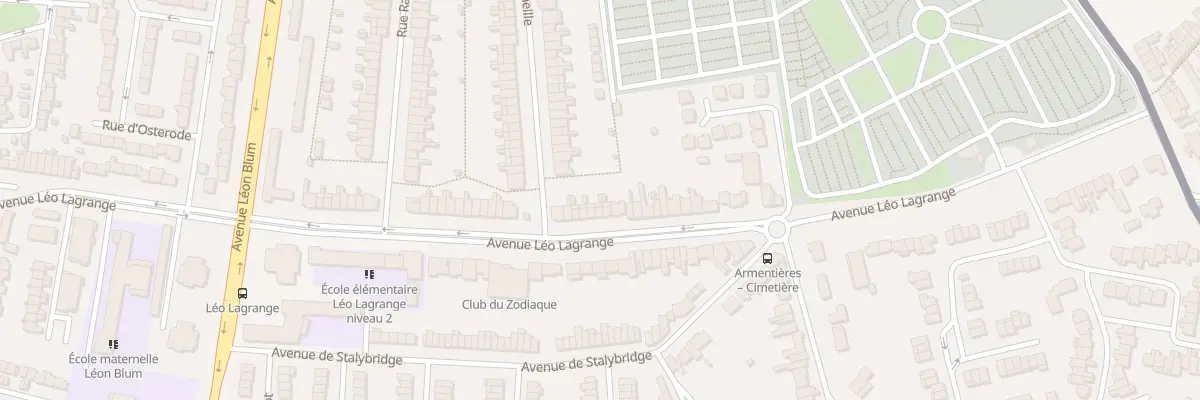Plan du 145 Av Leo Lagrange à Armentières