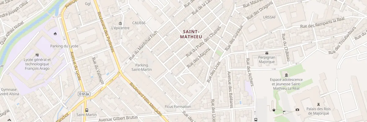 Plan du 31B Rue Puits des Chaines à Perpignan