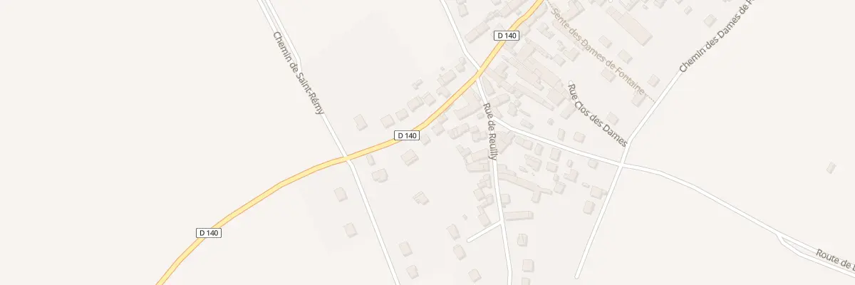 Plan du 21 Rue de Meaux à Chambry