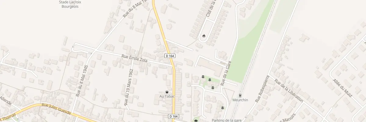 Plan du 50B Rue Roger Salengro à Meurchin