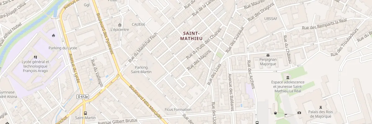Plan du 31 Rue Puits des Chaines à Perpignan