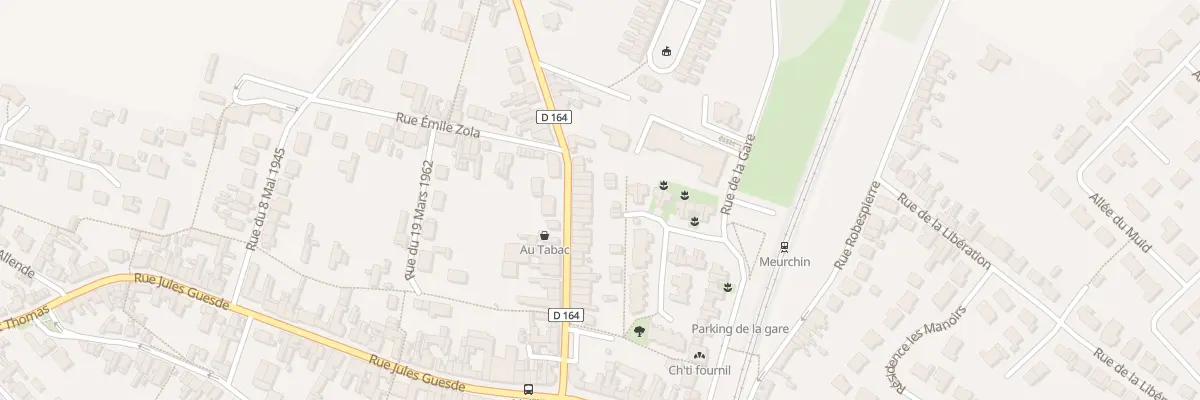 Plan du 36 Rue Roger Salengro à Meurchin