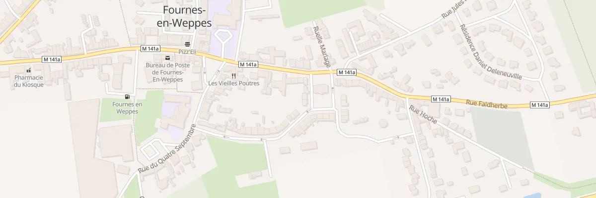 Plan du 34 Rue du Huit Mai 1945 à Fournes-en-Weppes