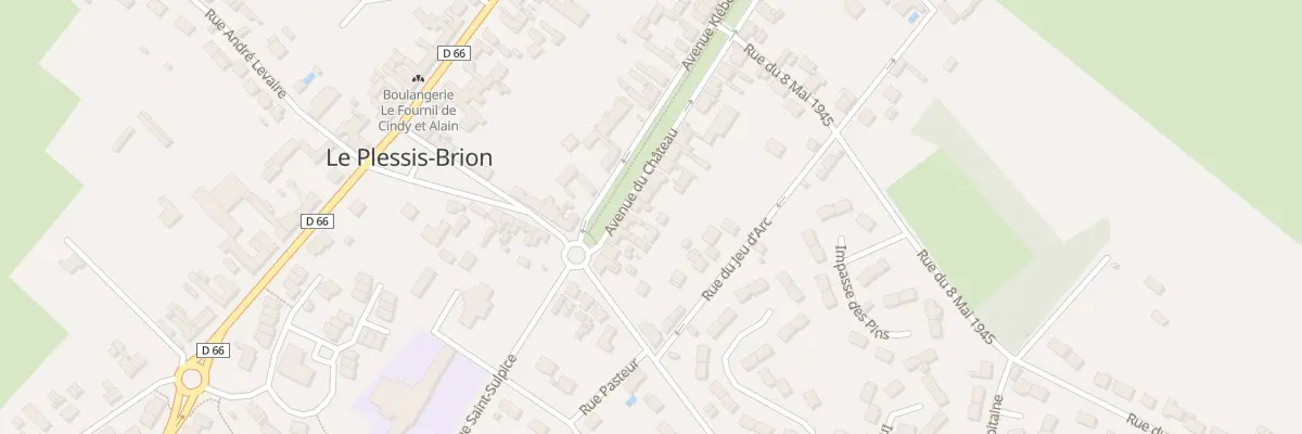 Plan du 9 Av du Château au Plessis-Brion